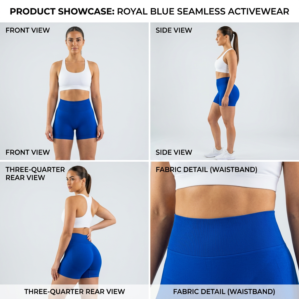 Royal blue shorts