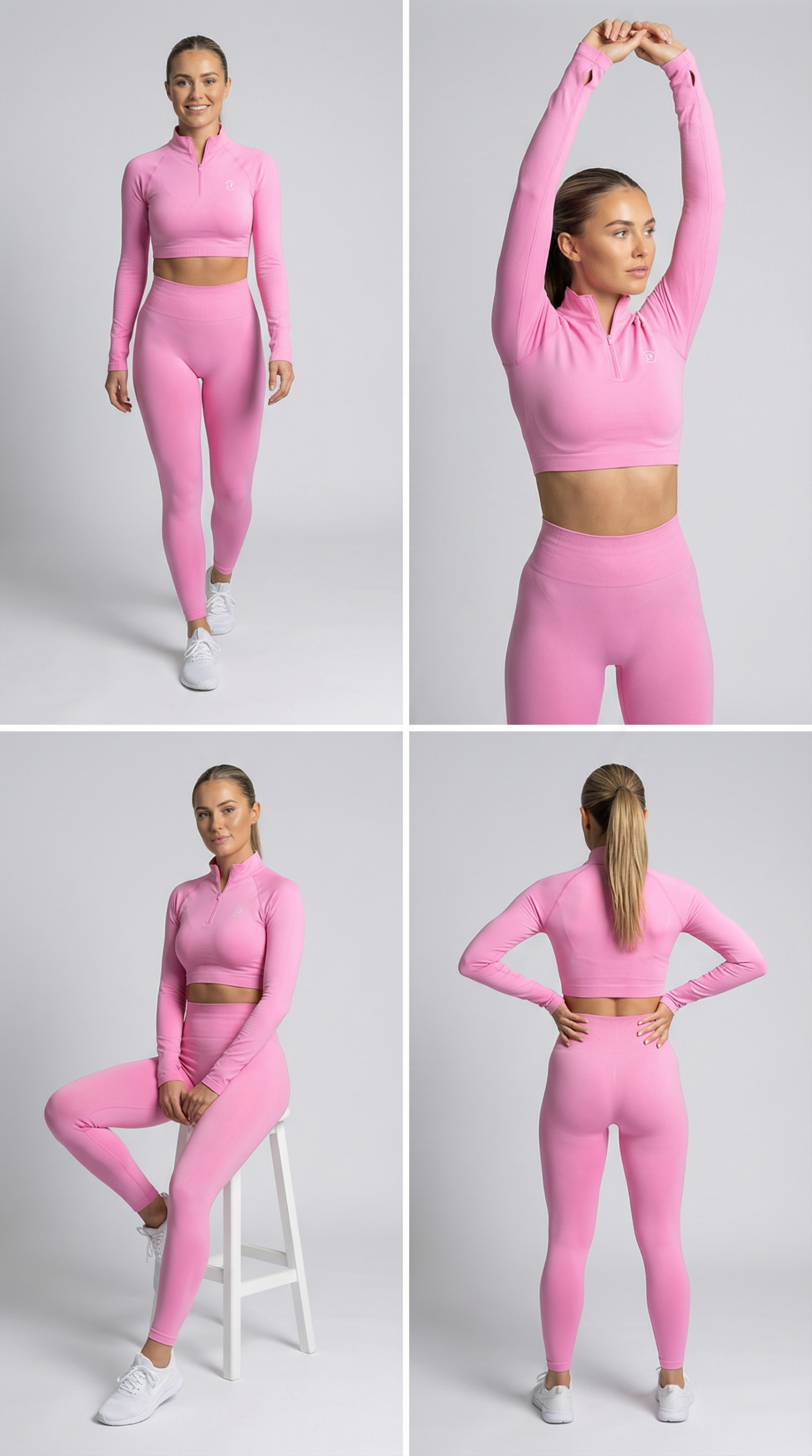 LF Sculpt and Stretch - Cropped Quarter zip - Image 3