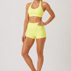 yellow gym set on female