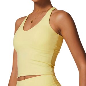 LF Athletic Cross back top - Yellow