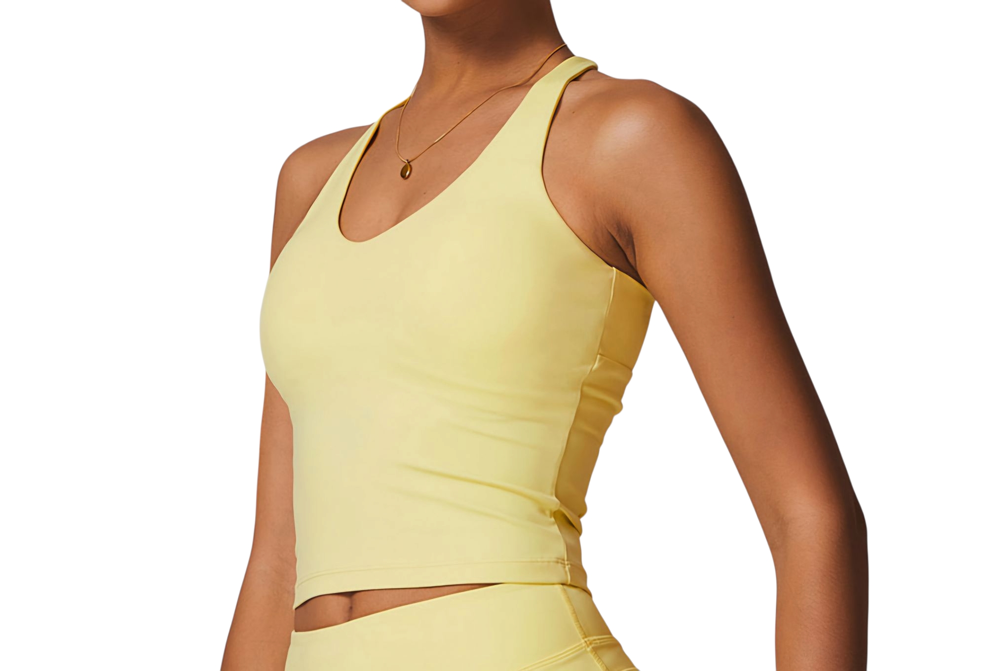 LF Athletic Cross back top - Yellow