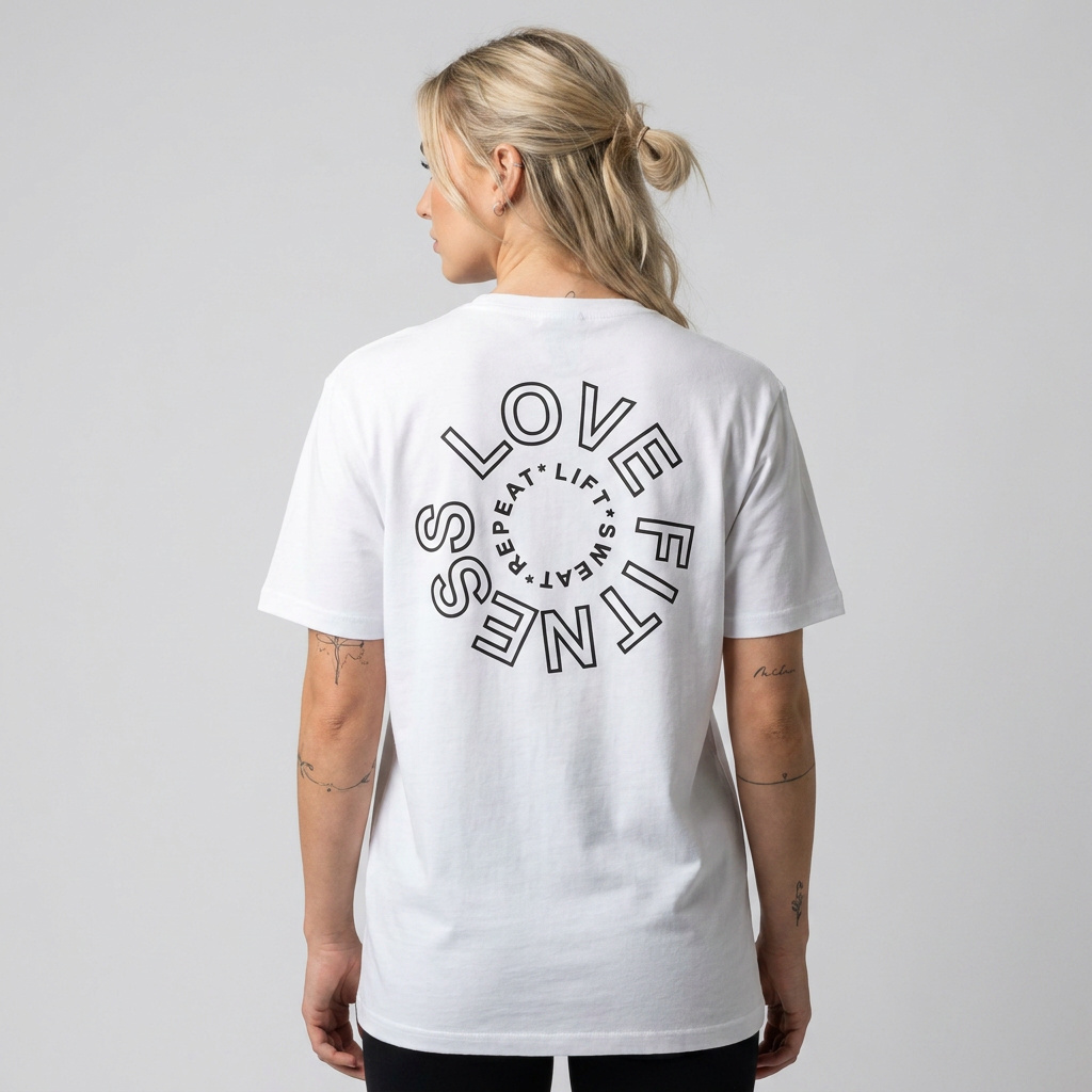 White LF oversized Tee