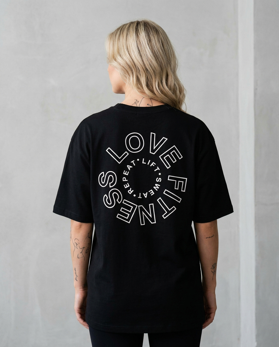 LF Lift -Sweat-Repeat Oversized Tee - Image 3