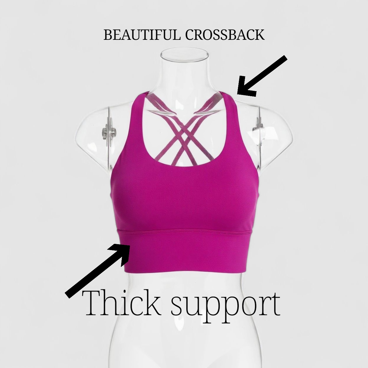 lf clothing lace pink fitness bra top