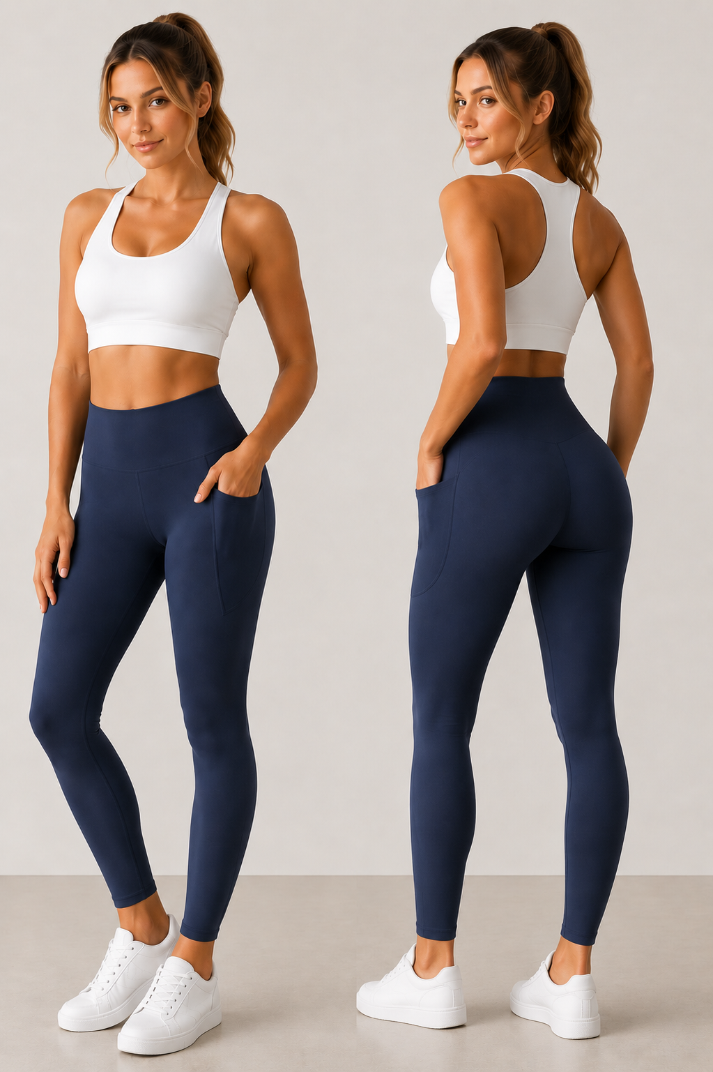 LF Navy Leggings - Image 2