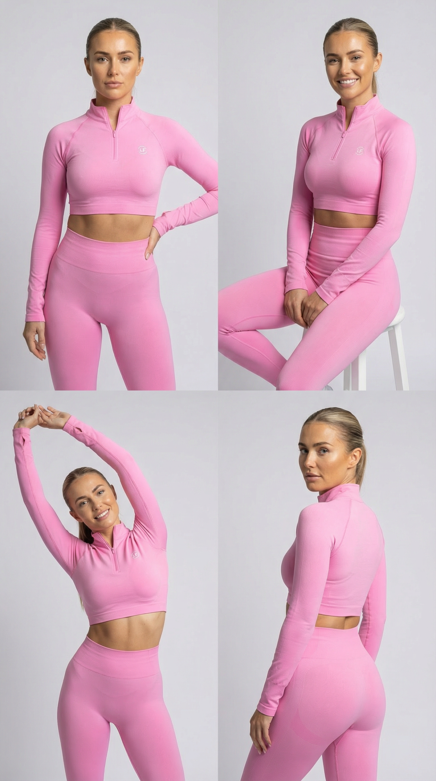 LF Sculpt and Stretch - Cropped Quarter zip - Image 2
