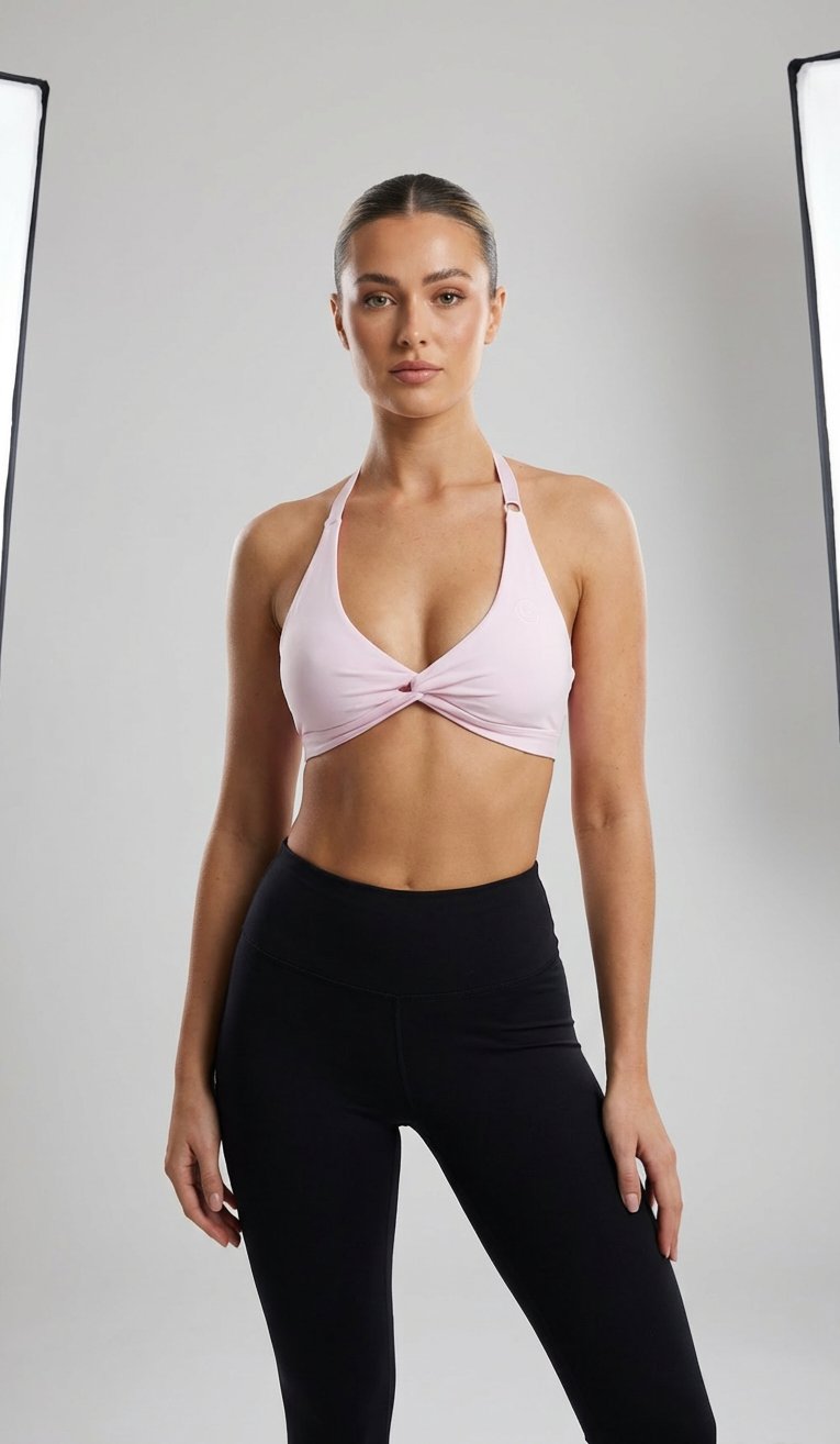 Women in Pink Bra