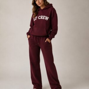Burgundy LF Crew Set