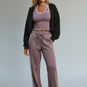 women wearing a mauve set - LFC tracksuit
