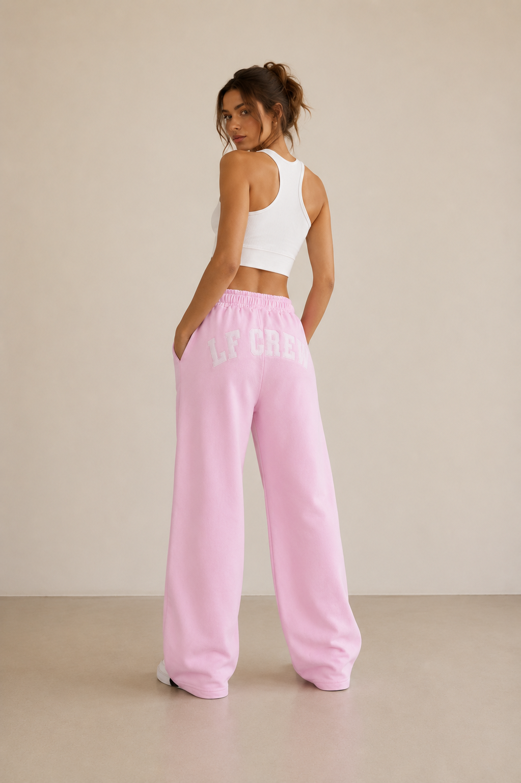 LF CREW Jogger- Pink