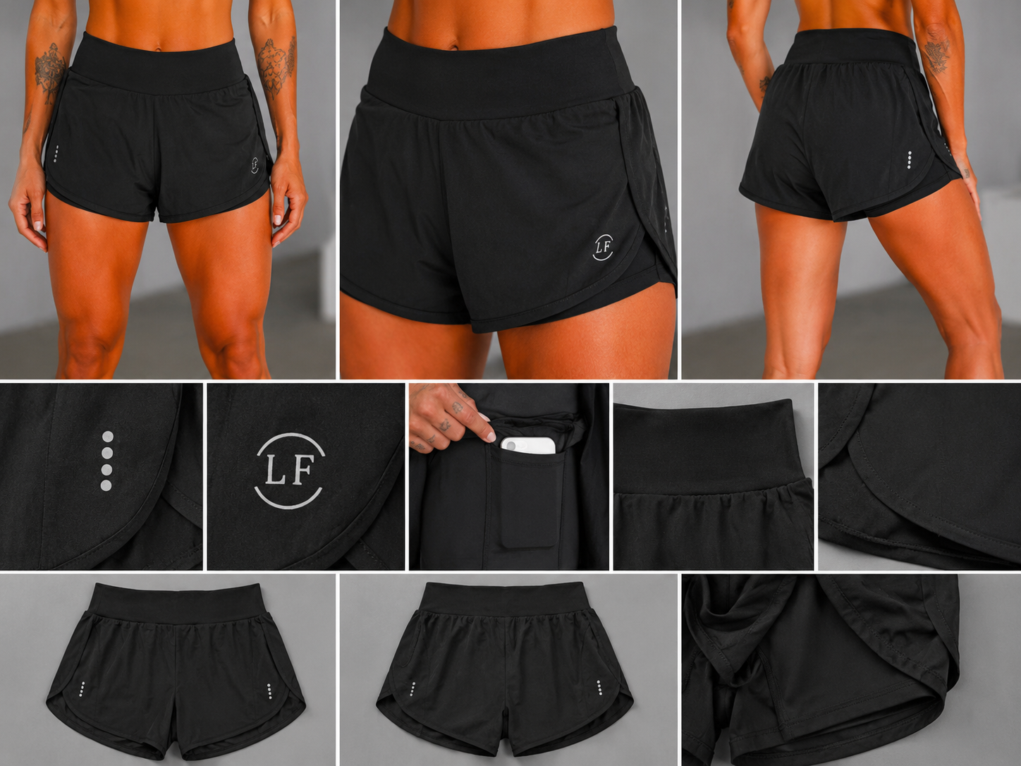 LF Flexstride shorts- Black - Image 2